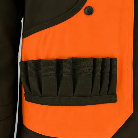 Veste Treeland Ouverture déperlante orange marron S à 3XL