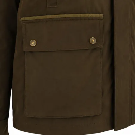 Veste confort Baroudeur canevas polyester coton marron M à 3XL