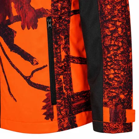 Veste Treeland Maquisard orange camo forest M à 3XL