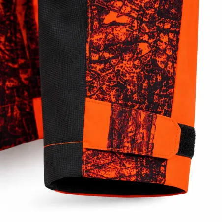 Veste Treeland Maquisard orange camo forest M à 3XL