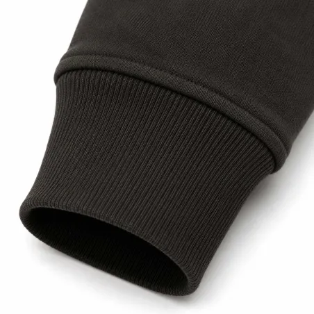 Sweat capuche Ultra full zip coton sérigraphié vert kaki S à 2XL