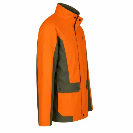 Veste Renfort à capuche imperméable polyester orange S à 4XL