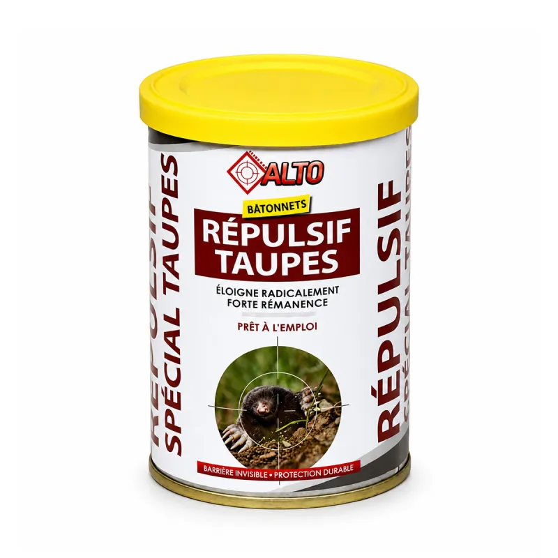 Répulsif taupes 30 bâtonnets Alto
