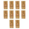 Lot de 10 Tapettes à rat en bois 170 X 75 mm 
