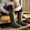Bottes Veneur néo Homme - Vert 100% Caoutchouc