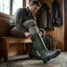 Bottes Veneur néo Homme - Vert 100% Caoutchouc