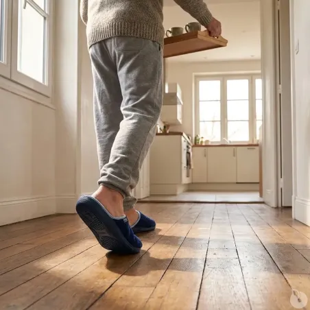 Chaussons mules homme Weponge - Bleu marine