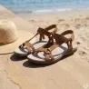 Sandales Femme Ayoka Diba en Cuir Marron - Modèle 315.1710