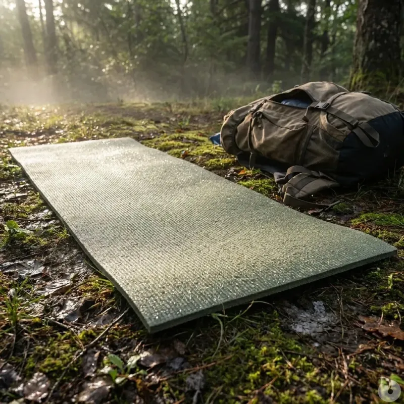 Tapis de Sol en Mousse XPE Vert - 180x50 cm - Épaisseur 6 mm