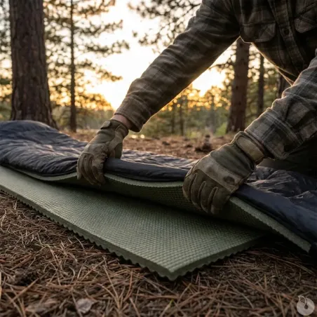 Tapis de Sol en Mousse XPE Vert - 180x50 cm - Épaisseur 6 mm