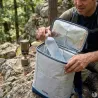 Sac à dos isotherme gris 25L - Polyester résistant et confort ergonomique