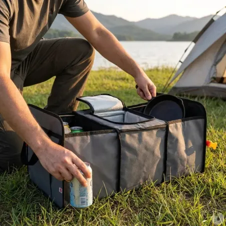 Sac de rangement avec glacière 3 compartiments