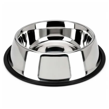 Gamelle pour chiens acier inoxydable 33,5 x 7 cm 1,7L