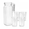 Carafe en verres 1100 ml 4 verres 200 ml