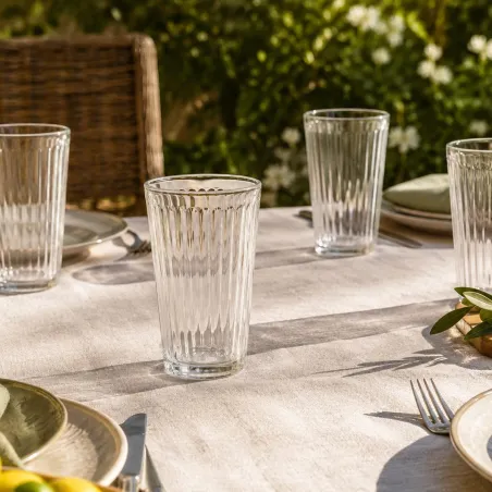 Carafe en verres 1100 ml 4 verres 200 ml
