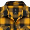 Chemise à carreaux homme en flanelle jaune et noire - Brandit®