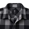 Chemise à carreaux Brandit® - Manches longues - Noir et Gris