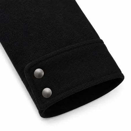 Chemise polaire homme Jeff Brandit® - Manches longues - Noir