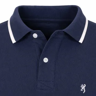 Polo Ultra 79 Browning® Homme - Bleu Coton Respirant