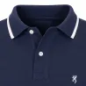 Polo Ultra 79 Browning® Homme - Bleu Coton Respirant