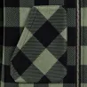 Chemise polaire matelassée homme verte LMA® - 390 g/m²