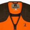 Gilet Percussion Savane haute visibilité avec carnier