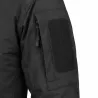 Chemise Ubas Fighter col montant zip coton polyester noir M à 3XL