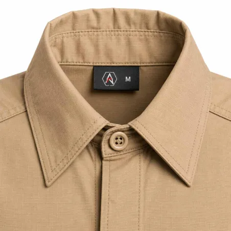 Chemise Fighter renforcée respirant coton polyester sable M à 3XL