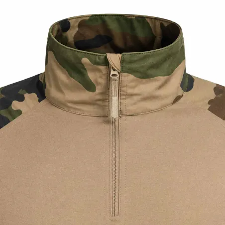 Chemise Ubas Fighter col montant zip coton polyester camo M à 3XL