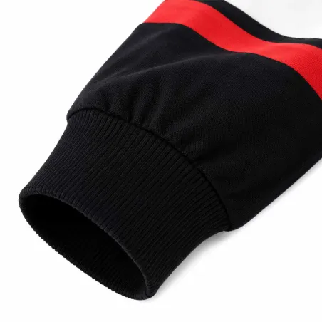 Polo FAST manches longues col classique coton bleu marine M à 3XL