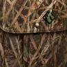 Gilet harnais de chasse adaptable multi poches camo roseaux