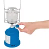 Lampe à gaz Lumogaz autonomie 5h verre bleu Ø 12 cm x H 26 cm