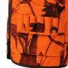Gilet réversible Savane polyester coton kaki orange M à 4XL