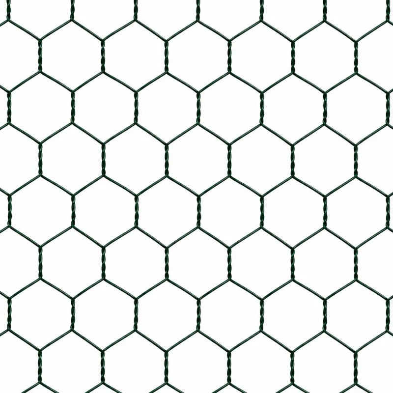 Grillage maille hexagonale 25 mm plastifié vert – durable et décoratif | Ducatillon