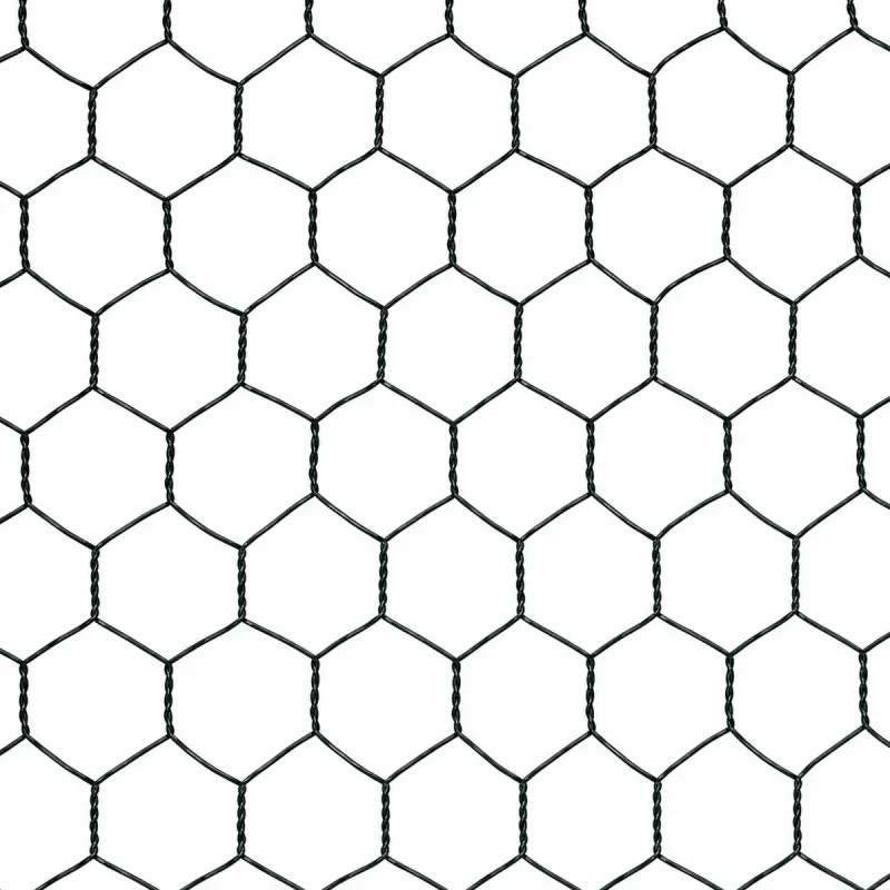 Grillage maille hexagonale 25 mm plastifié vert – durable et décoratif | Ducatillon