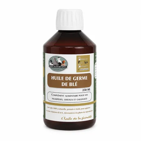 Huile de Germe de Blé 250ml - Stimulant Naturel pour Ponte et Fécondation