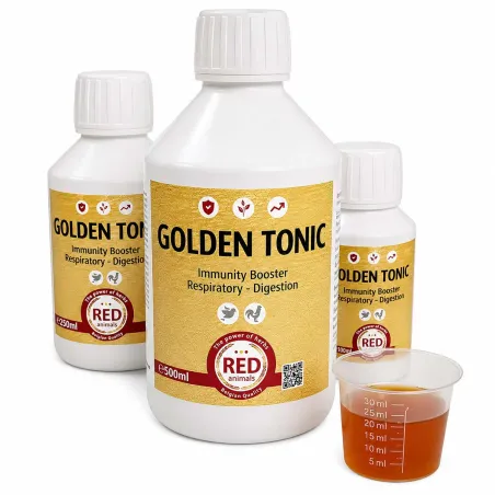 Complément alimentaire pigeons oiseaux et volailles Golden Tonic 500 ml