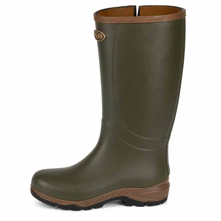 Bottes SPS full zip Cambridge néoprène caoutchouc kaki 37 à 48