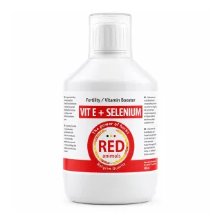 Complément alimentaire fertilité Vit E + Selenium tous types de volailles, pigeons et lapins 500 ml
