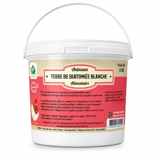 Terre de diatomée blanche qualité alimentaire 1.5 kg