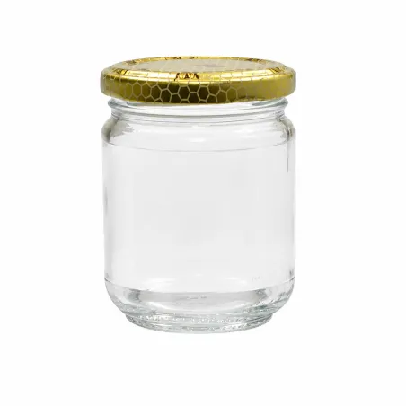 Lot de 20 pots en verre 250 g avec couvercles