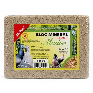 Bloc minéral pour volailles 3,5 kg - PERRIN MADOX