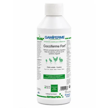 Cocciferme fort complément alimentaire pour volaille 300ml - GAMIFERME