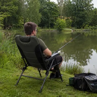Fauteuil de pêche pliable Siège 36x51cm Dossier 69x51cm