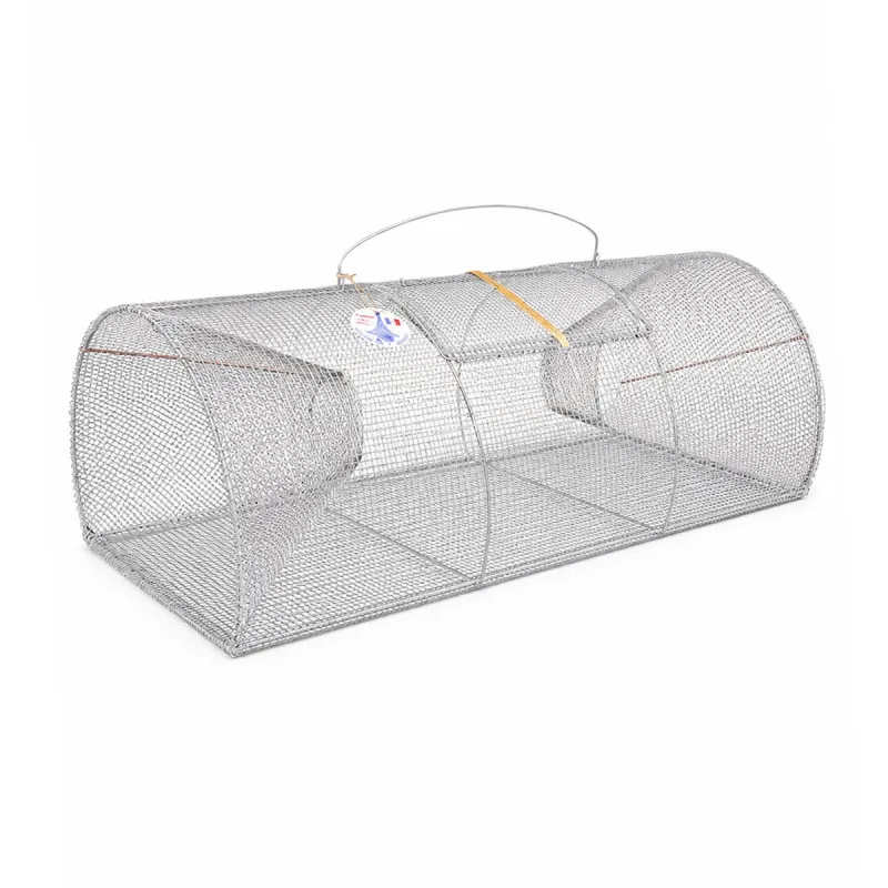 Tambour à poissons chats 2 goulets Maille 5,5 mm Longueur 80 cm