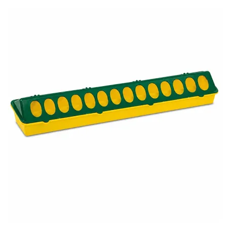 Mangeoire volaille plastique à trous 50cm