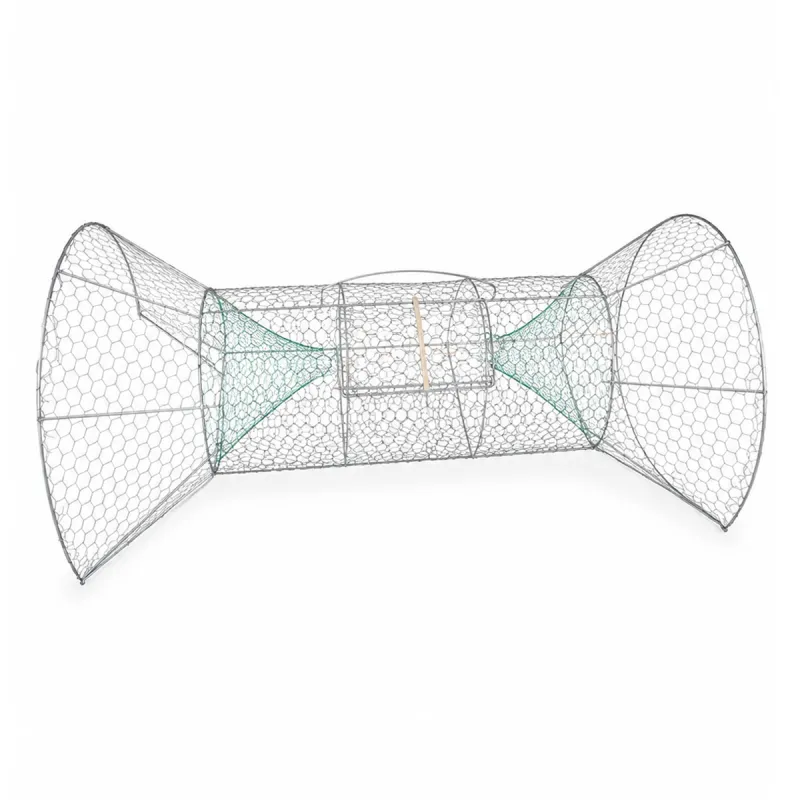 Nasse 2 entrées grand modèle 140 cm maille 25 mm