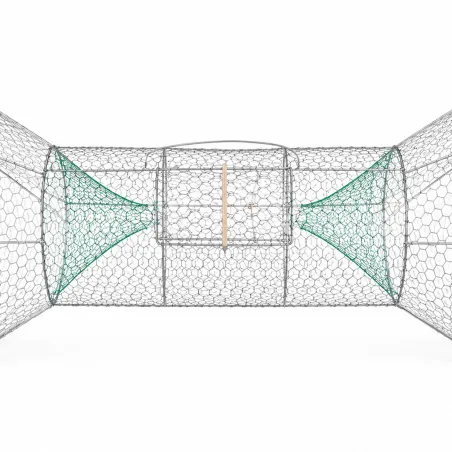 Nasse 2 entrées grand modèle 140 cm maille 25 mm