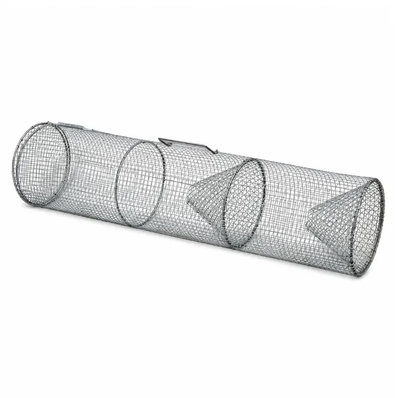 Nasse à anguilles grillage plastifié maille 10 mm Longueur 80 cm