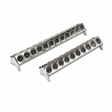 Mangeoire métal galvanisé poussins 50 cm à trous